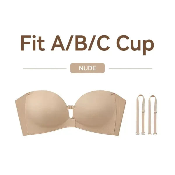 Salda Strapless Bra — Front-Closure Push-Up