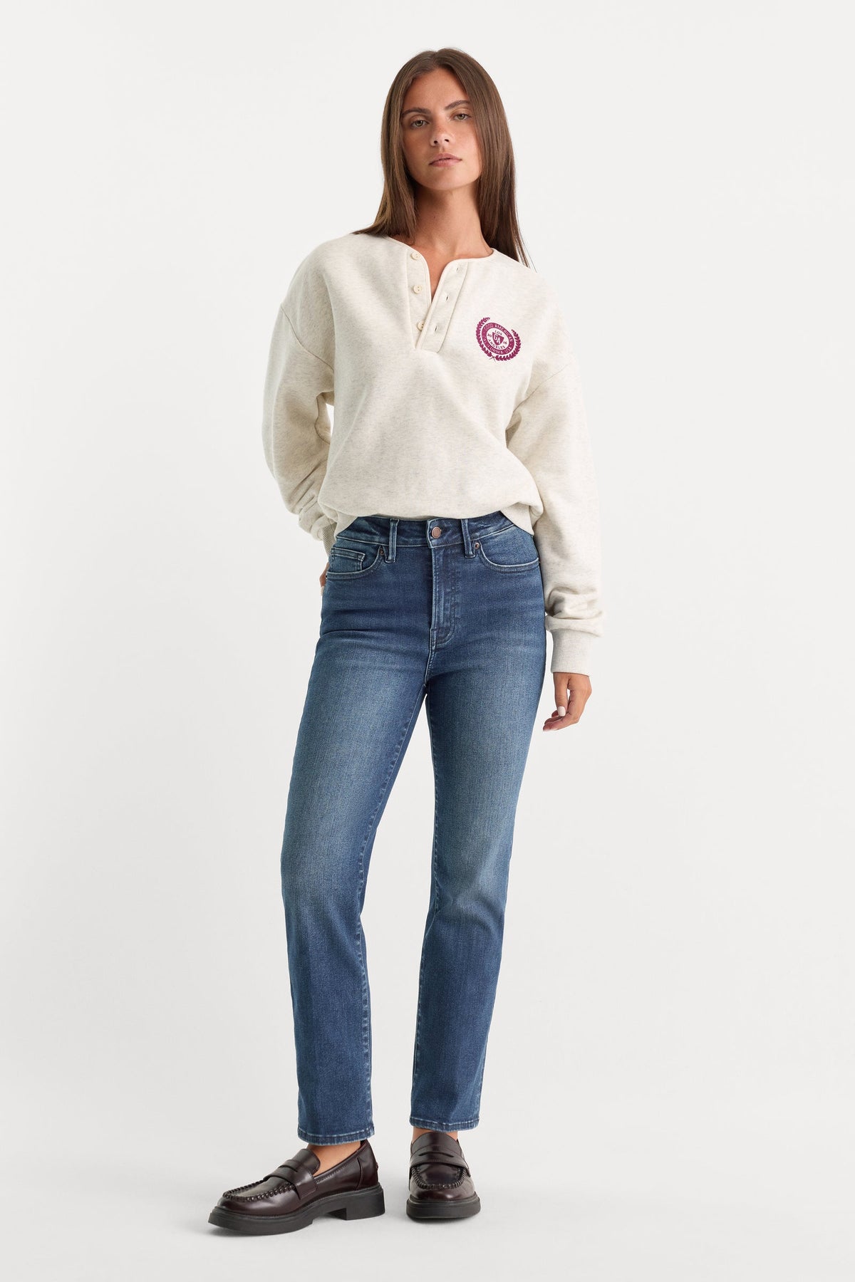 Always Fits Good Legs Straight Jeans