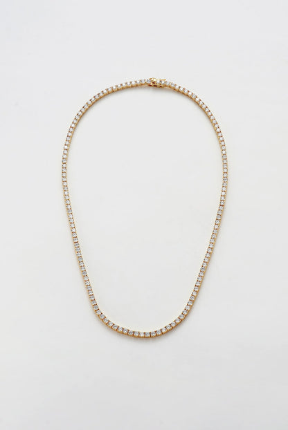 Dani Tennis Necklace - Gold