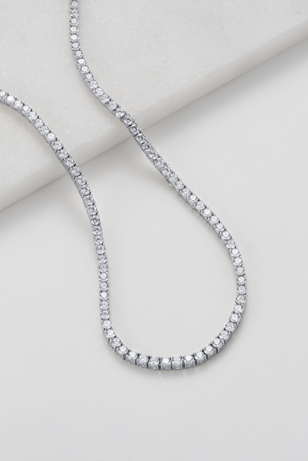 Dani Tennis Necklace - Gold