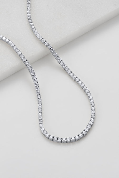 Dani Tennis Necklace - Gold
