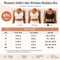 Women's Solid Color Wireless Backless Bra