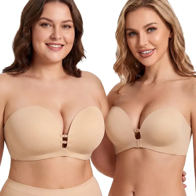 Salda Strapless Bra — Front-Closure Push-Up