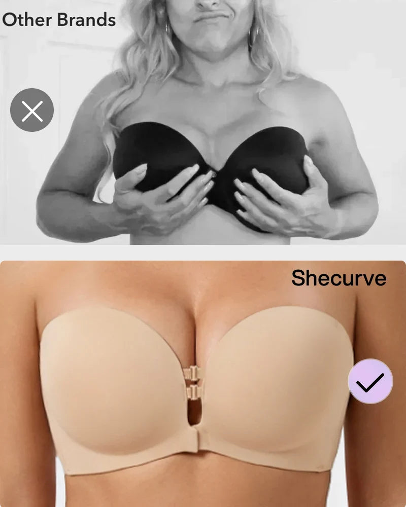 Salda Strapless Bra — Front-Closure Push-Up