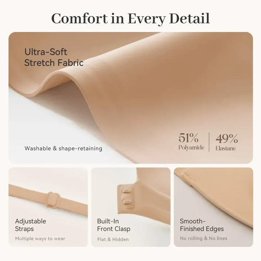 Salda Strapless Bra — Front-Closure Push-Up
