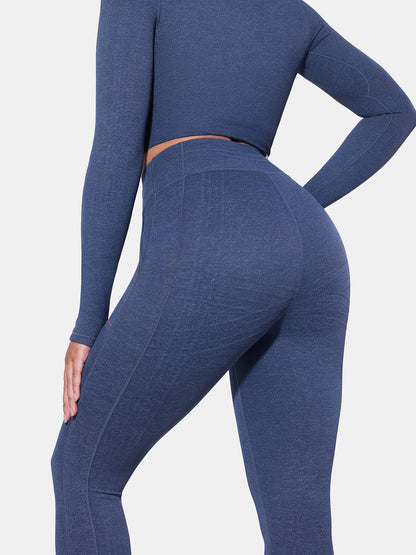 PowerBand Resistance Faux Denim Leggings