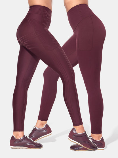 PowerBand Resistance Leggings (Reversible Wear)